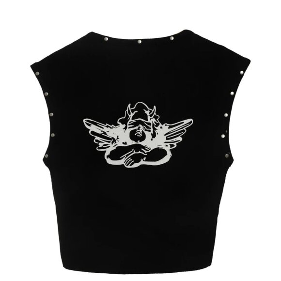 Boys Lie Electric Love rebel tank - Size Small - Picture 2 of 2